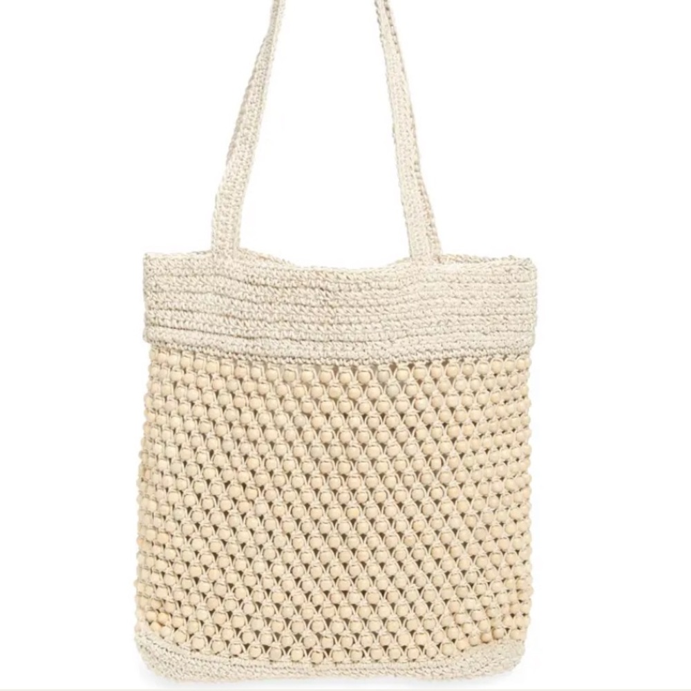 Madewell Beaded Crochet Tote